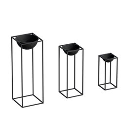 Aberto Design Maceta Decorativa GED-019 Negro